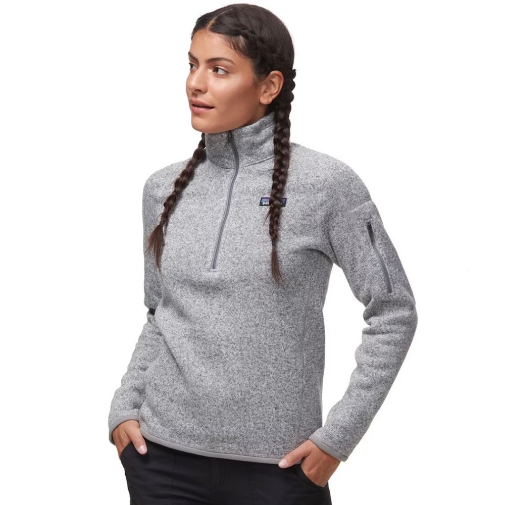 Patagonia Grey Better Sweater 1/4-Zip Fleece